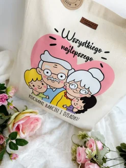 Torba z nadrukiem Wszystkiego najlepszego kochani