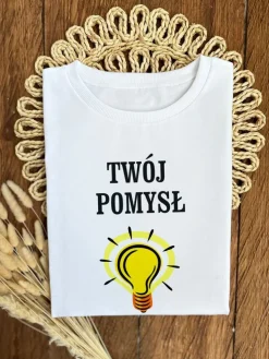 T-shirt damski z dowolnym nadrukiem – twój projekt