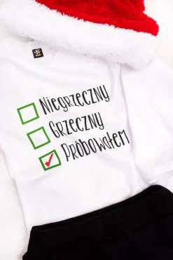 Świąteczna bluzka/body dla małego urwisa
