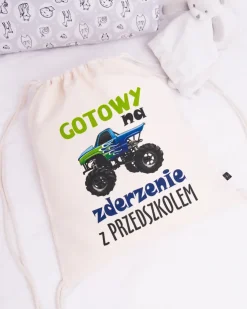 Worek “gotowy na zderzenie z przedszkolem”