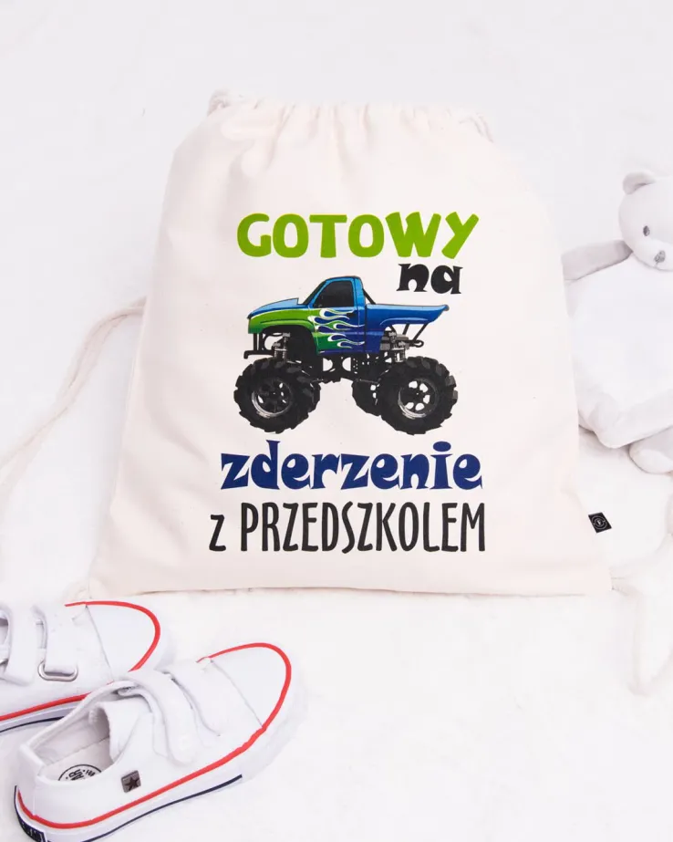 Worek “gotowy na zderzenie z przedszkolem”