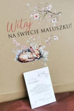 Zestaw wyprawkowy dla niemowlaka sarenka