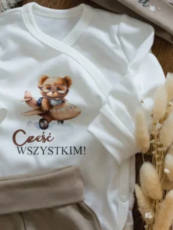 Zestaw wyprawkowy dla niemowlaka brązowy miś